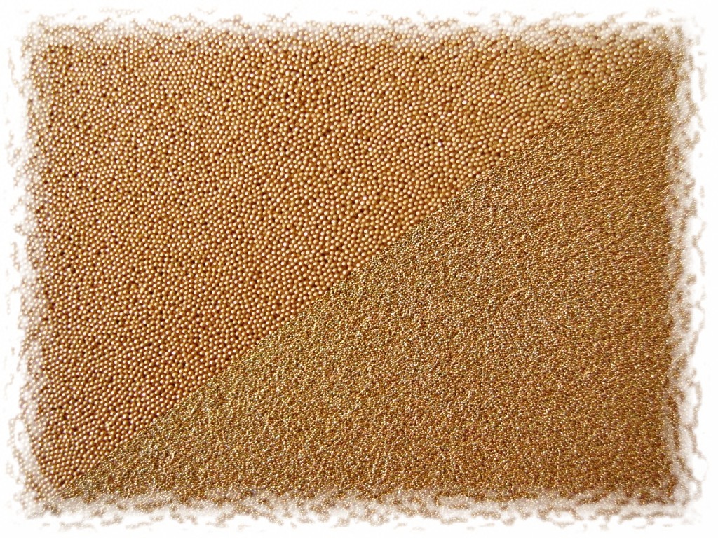 Powierzchnie spieku dwuwarstwowego na bazie materiału SIPERM B 12/40 (kliknij, aby powiększyć)